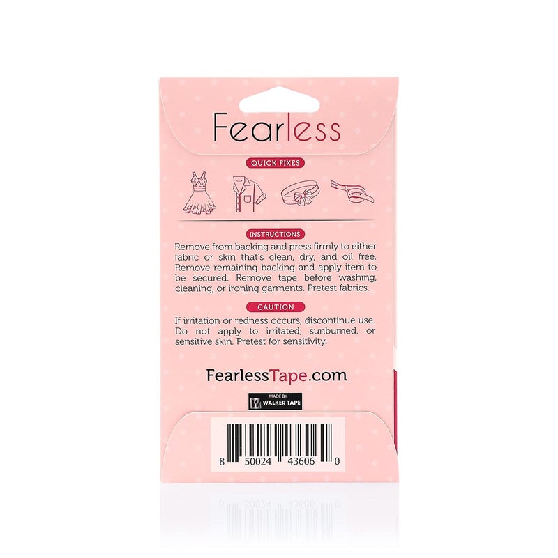 Fearless Tape Dots – Double-Sided Fashion Adhesive Dots, Clear Body & Clothing Tape, Discreet Garment Fixes (50 Count) - Image 2